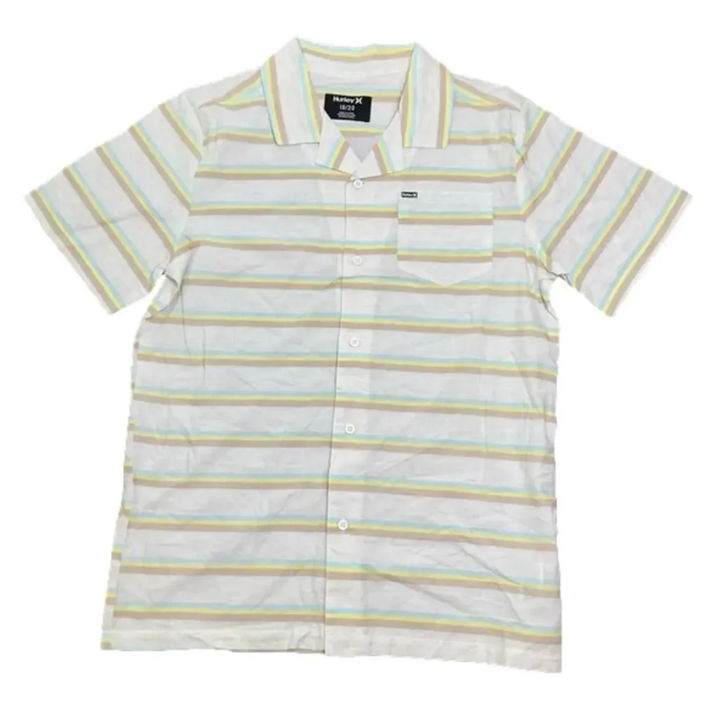 Hurley Boy's Woven Shirt & Tee 2 piece Set Size XL NWT